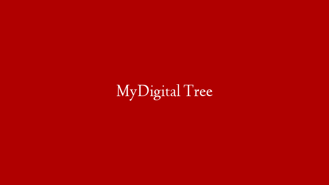 MyDigital Tree