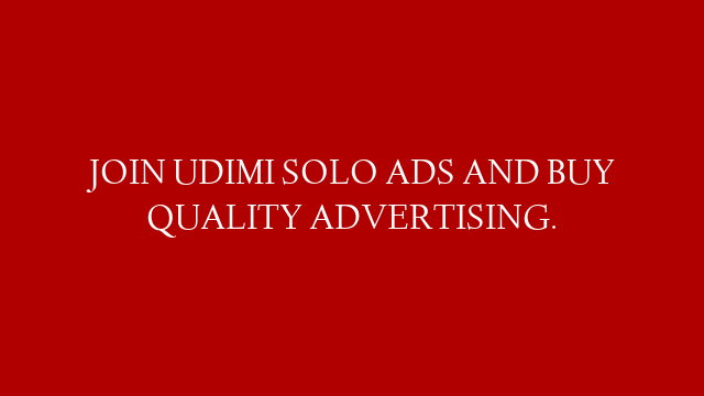 JOIN UDIMI SOLO ADS AND BUY QUALITY ADVERTISING.