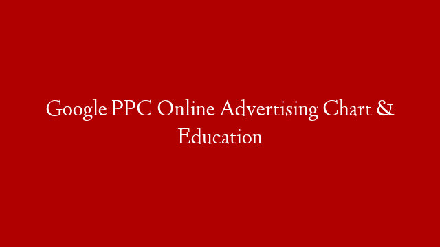 Google PPC Online Advertising Chart & Education