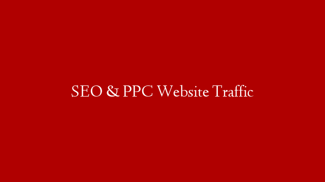 SEO & PPC Website Traffic
