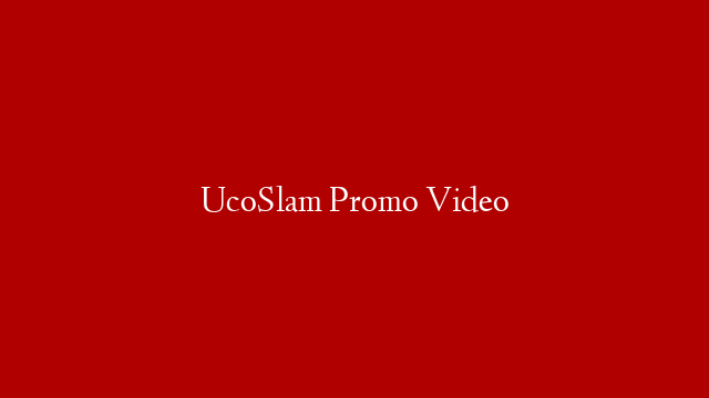 UcoSlam Promo Video