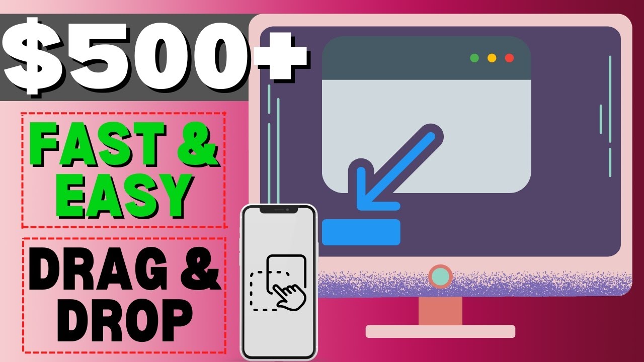 Get Paid $500+ T0 DRAG and DROP?! FAST AND EASY! | Make Money Online 2022 post thumbnail image