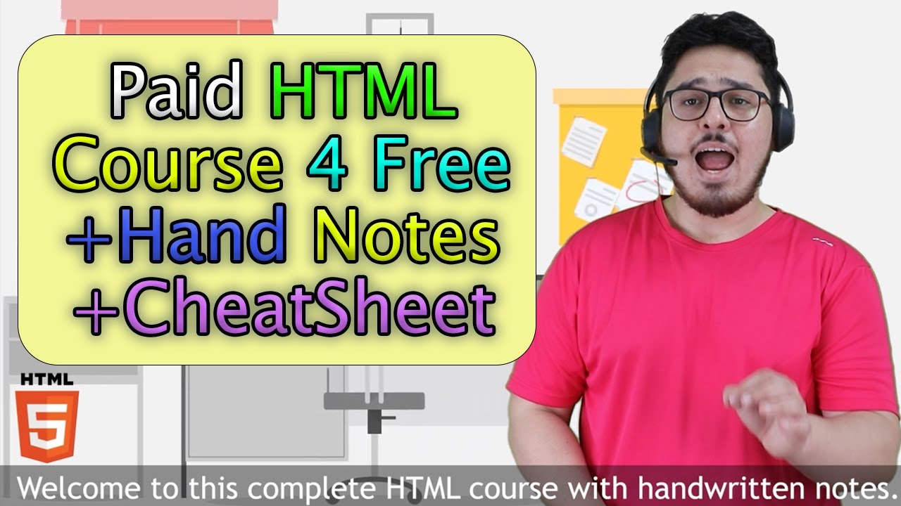 HTML Tutorial For Beginners (With Notes) 🔥 post thumbnail image