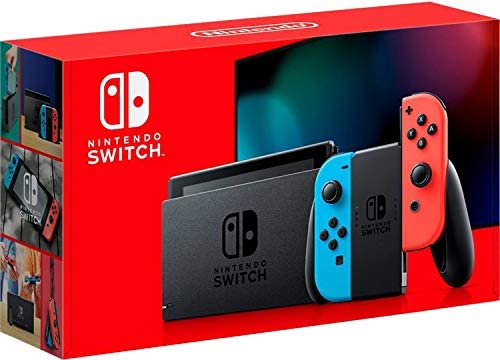 Nintendo Switch with Neon Blue and Neon Red Joy‑Con post thumbnail image