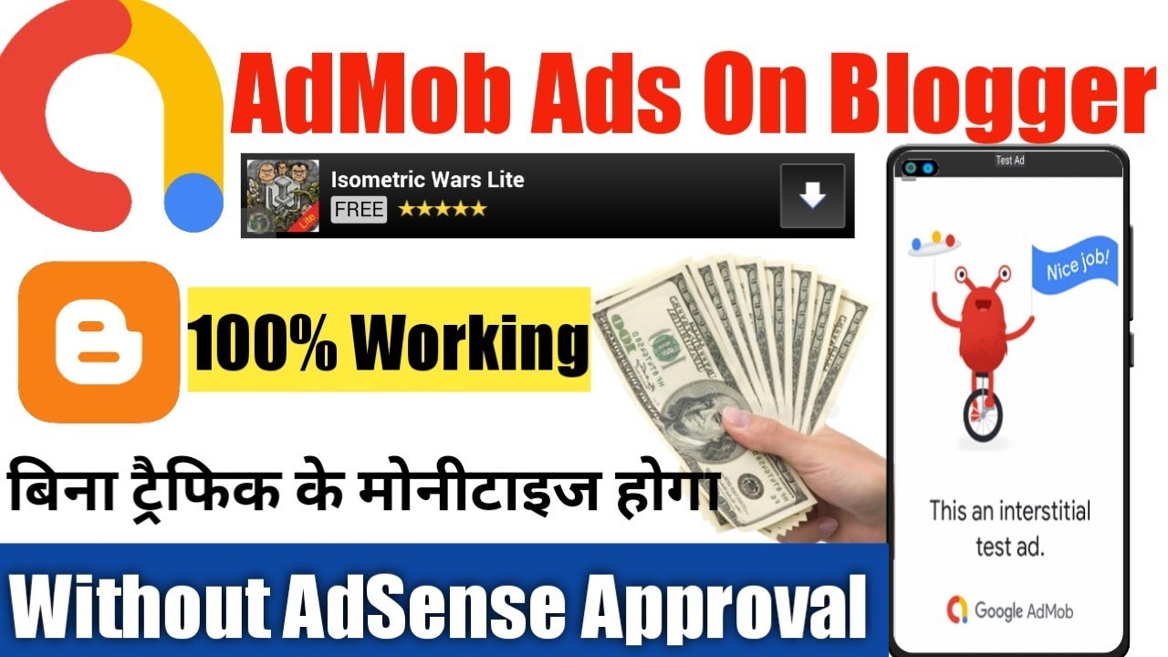 AdMob Banner Ads On Blogger & WordPress Website Full Method | It's Safe Or Not? post thumbnail image