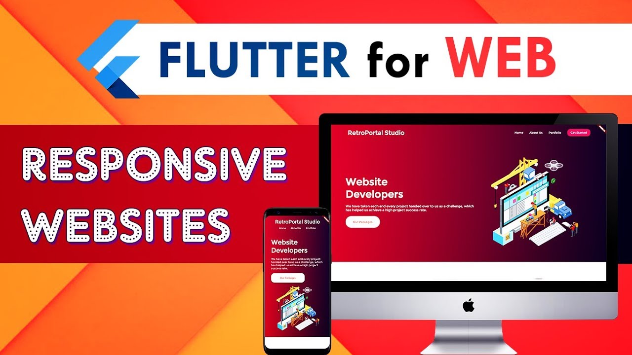 Flutter Web – Building a Responsive Website in Flutter | Flutter UI Design Tutorial post thumbnail image