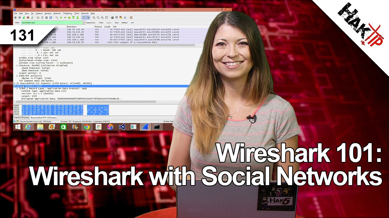 Wireshark 101: Wireshark with Social Networks, HakTip 131 post thumbnail image