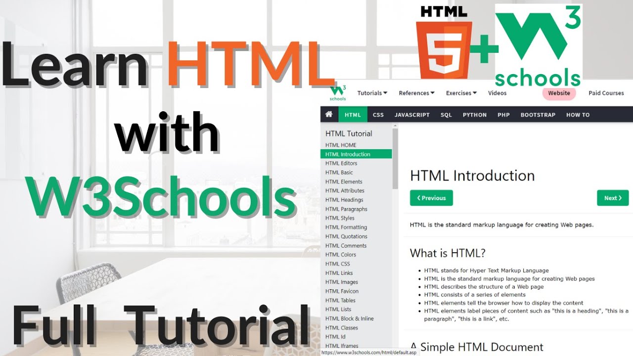 W3Schools HTML Tutorial – HTML Full Course |  Learn W3Schools HTML for beginners in URDU post thumbnail image