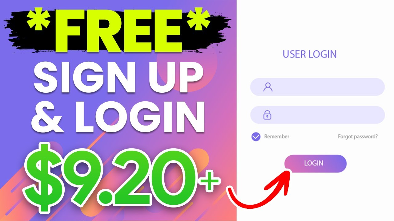 Sign Up, Then Login = Earn $9.20+ Each Time (FREE) Make Money Online post thumbnail image