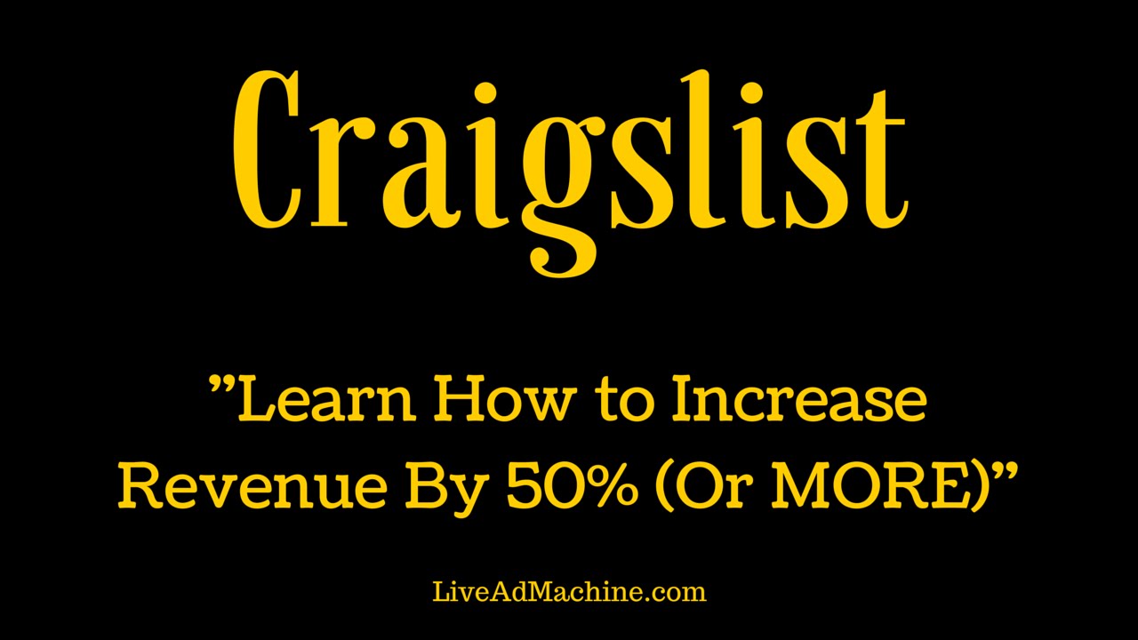 Learn How to Increase Your Craigslist Exposure (50% or More) post thumbnail image