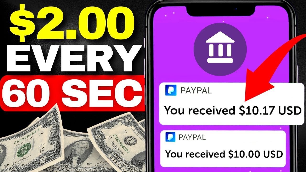 **UNLIMITED** Earn $2.00 EVERY 60 Seconds FREE?! | Make Money Online 2023 post thumbnail image