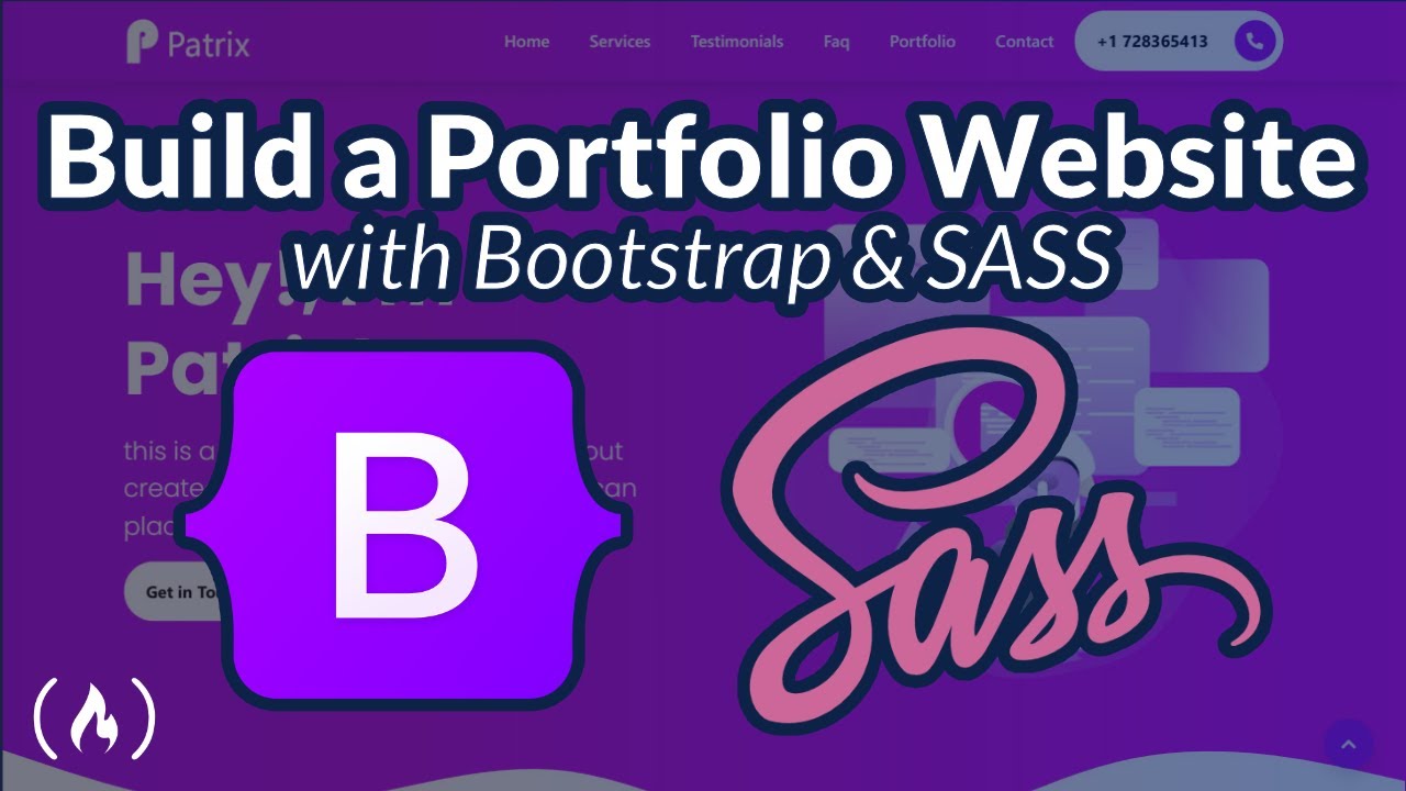 Learn Bootstrap 5 and SASS by Building a Portfolio Website – Full Course post thumbnail image