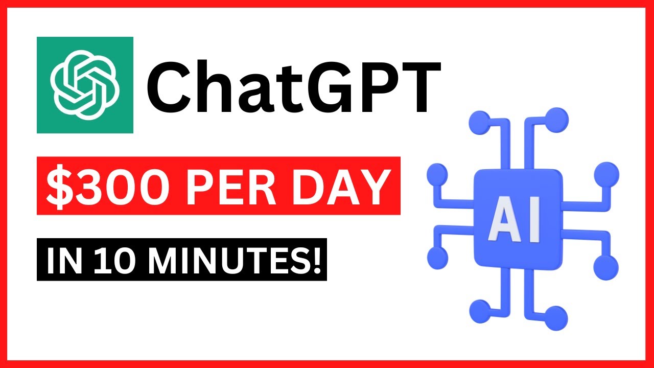 Chat GPT = $300/DAY With AI BOT – Make Money Online 2023 * ChatGPT