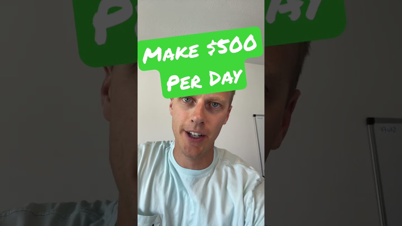 Make $500 Per Day Online (NO Money & NO Experience) #shorts #saas # ...