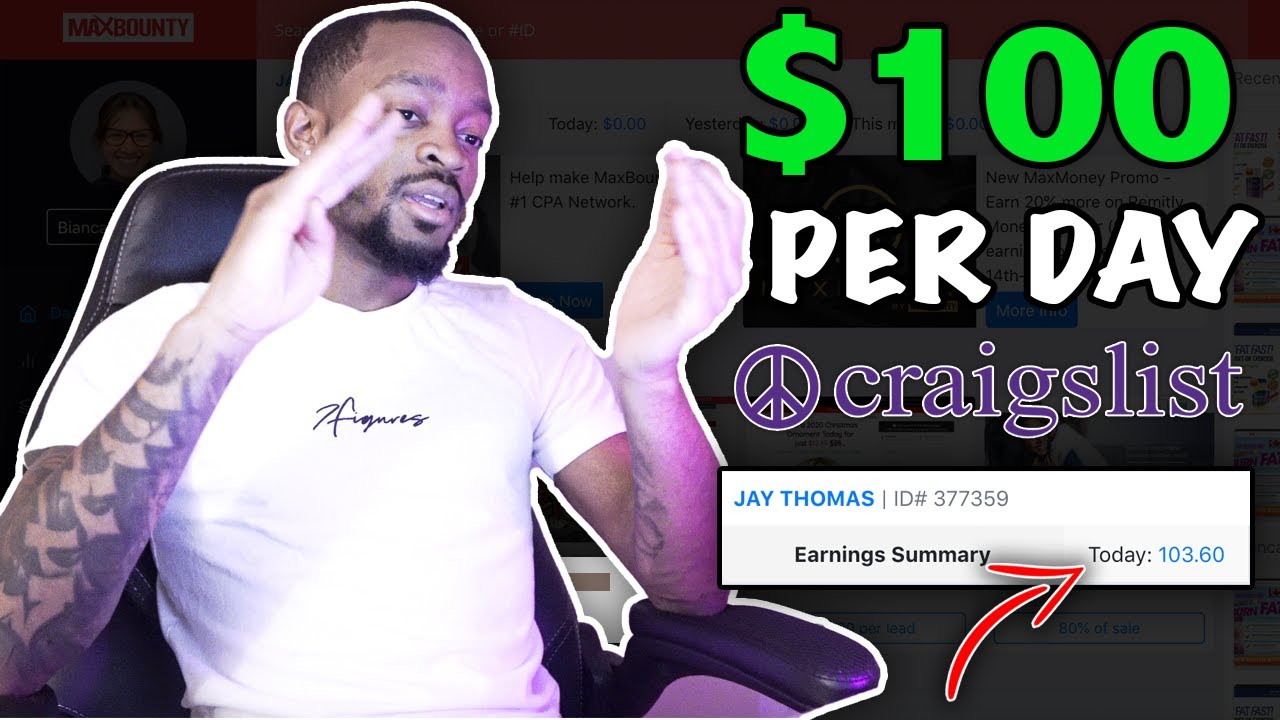 $100+ Per Day With Craigslist & CPA Marketing In 2021 [MaxBounty Training] post thumbnail image