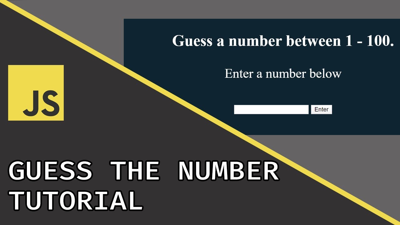 Number Guessing Game | Javascript Beginner Project Tutorial post thumbnail image