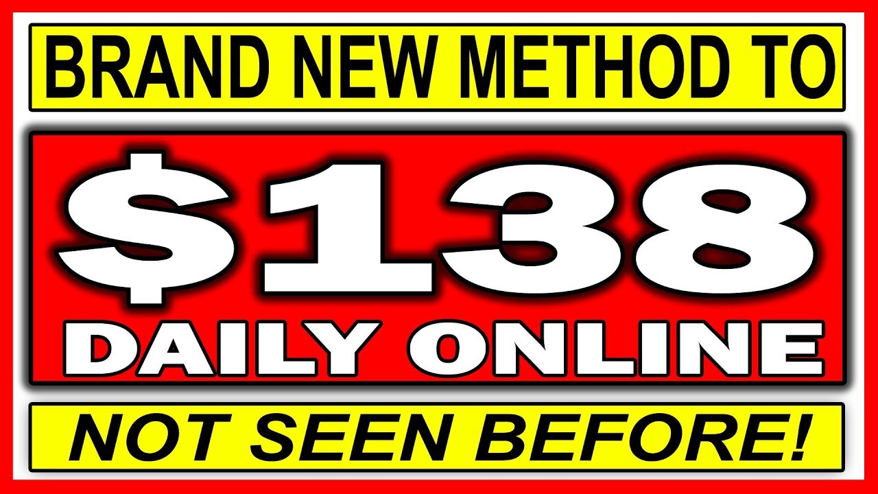 **BRAND NEW METHOD** – EASY Way To Earn MONEY Online | Make $138 Daily (PAYING NOW!) post thumbnail image