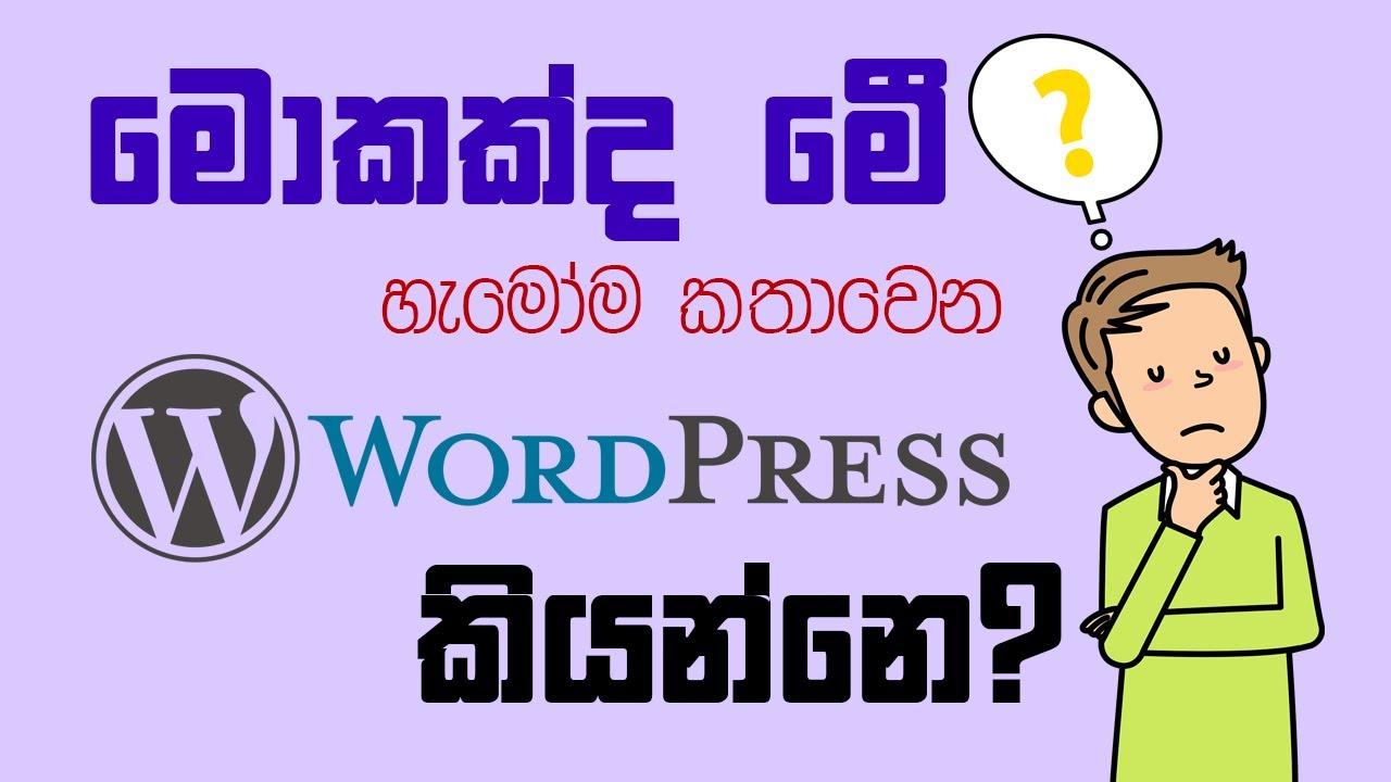 මොකක්ද WordPress කියන්නෙ? සිංහලෙන් – Beginner Level Full Tutorial Sinhala – Intro Hosting & Domain post thumbnail image