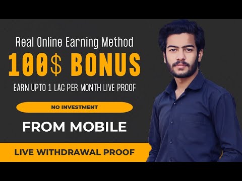How to make money Online | Free earning website | Free 100$ bonus on signup | without any investment post thumbnail image
