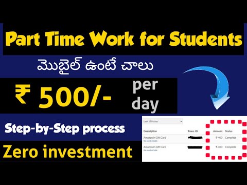 Part time job for Students|Work from Home|Make money online in telugu 2023|Edu Techee post thumbnail image