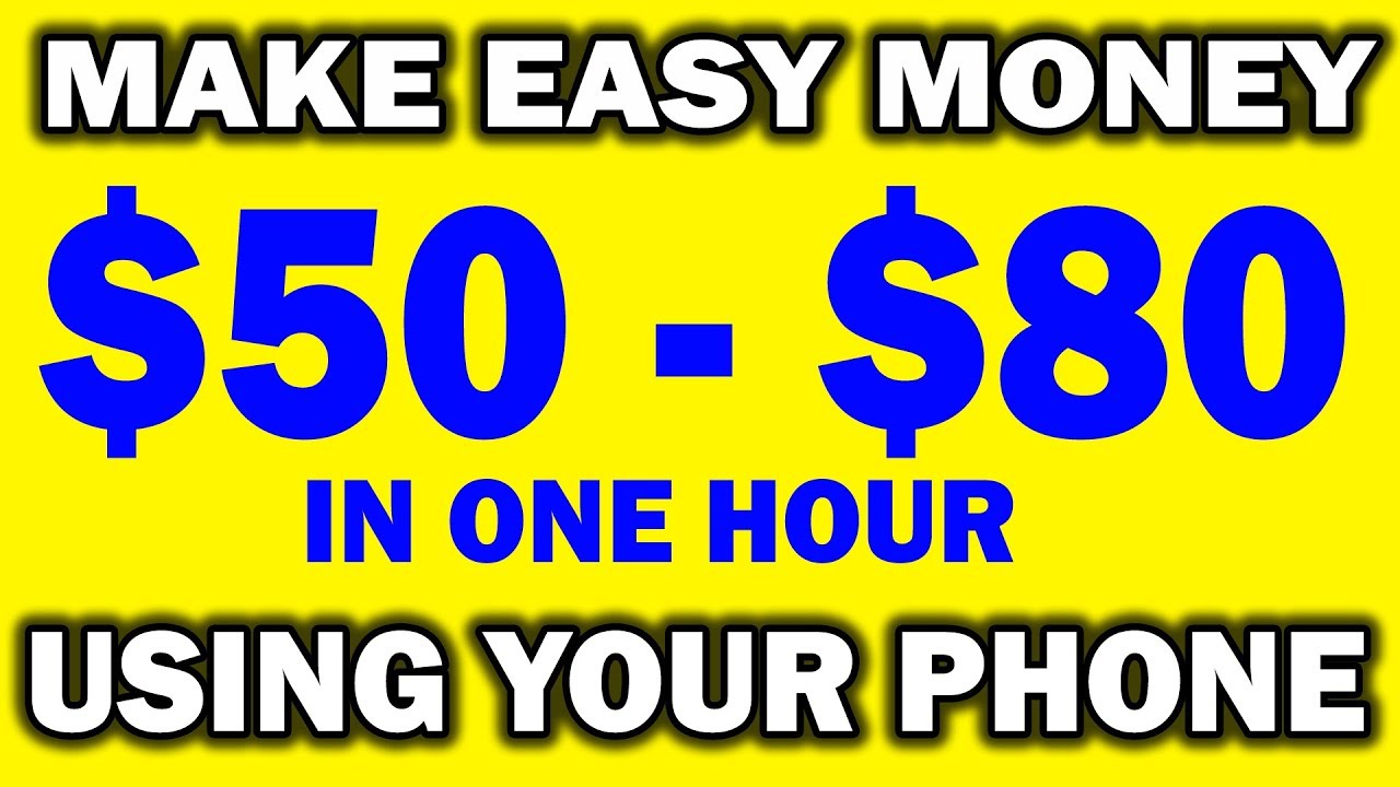How To Make Money With Your Phone – $50 To $80 In One Hour (WORLDWIDE) post thumbnail image
