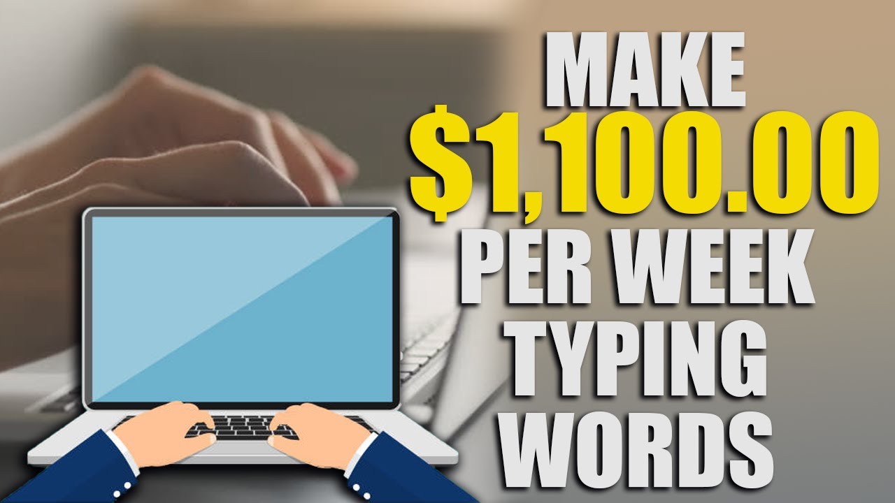 Fast Way To Make Money Typing Words Online $1,100 Per Week (Make Money Online 2022) post thumbnail image