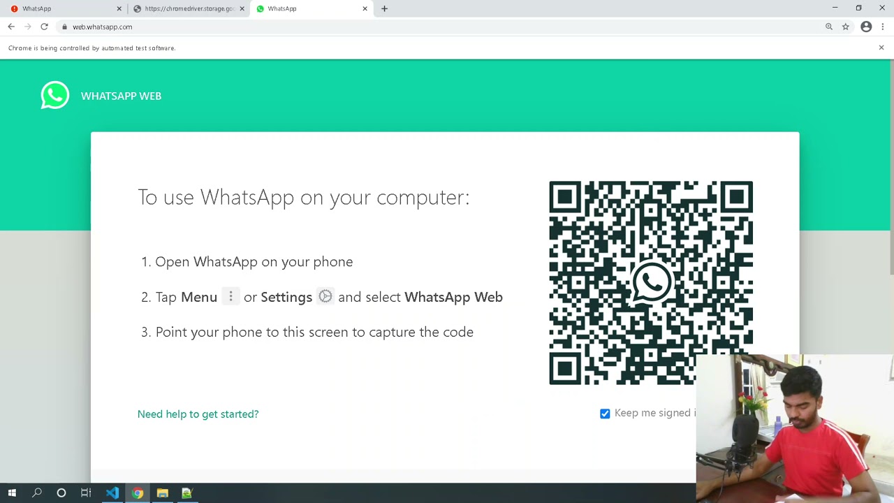 WhatsApp Automation with QR Code using Python Selenium post thumbnail image