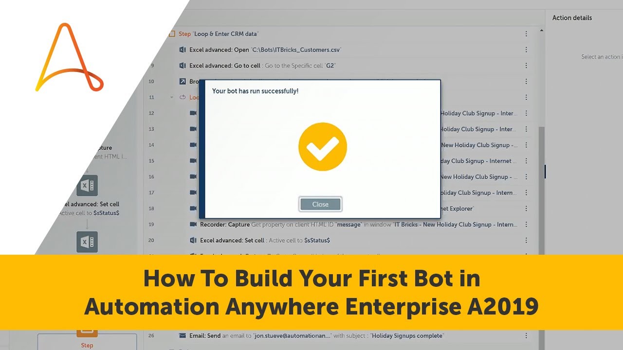 How to Build Your First Bot in Automation Anywhere Enterprise A2019 post thumbnail image