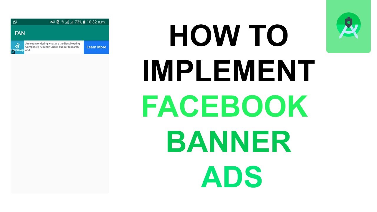how to implement facebook banner ads in android studio post thumbnail image