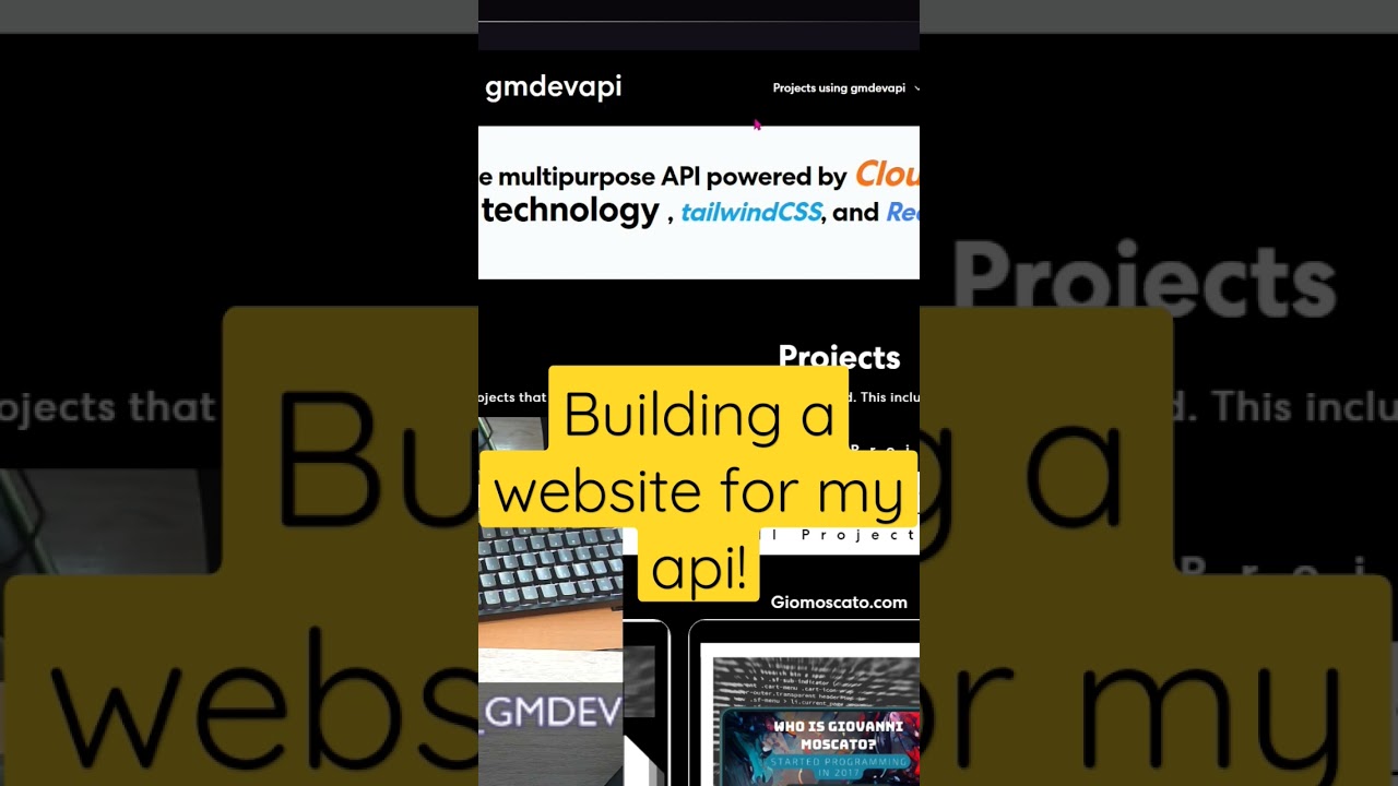 Building a website for my api! post thumbnail image