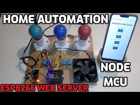 Home Automation using NodeMCU | Build an ESP8266 Web Server with Arduino IDE post thumbnail image