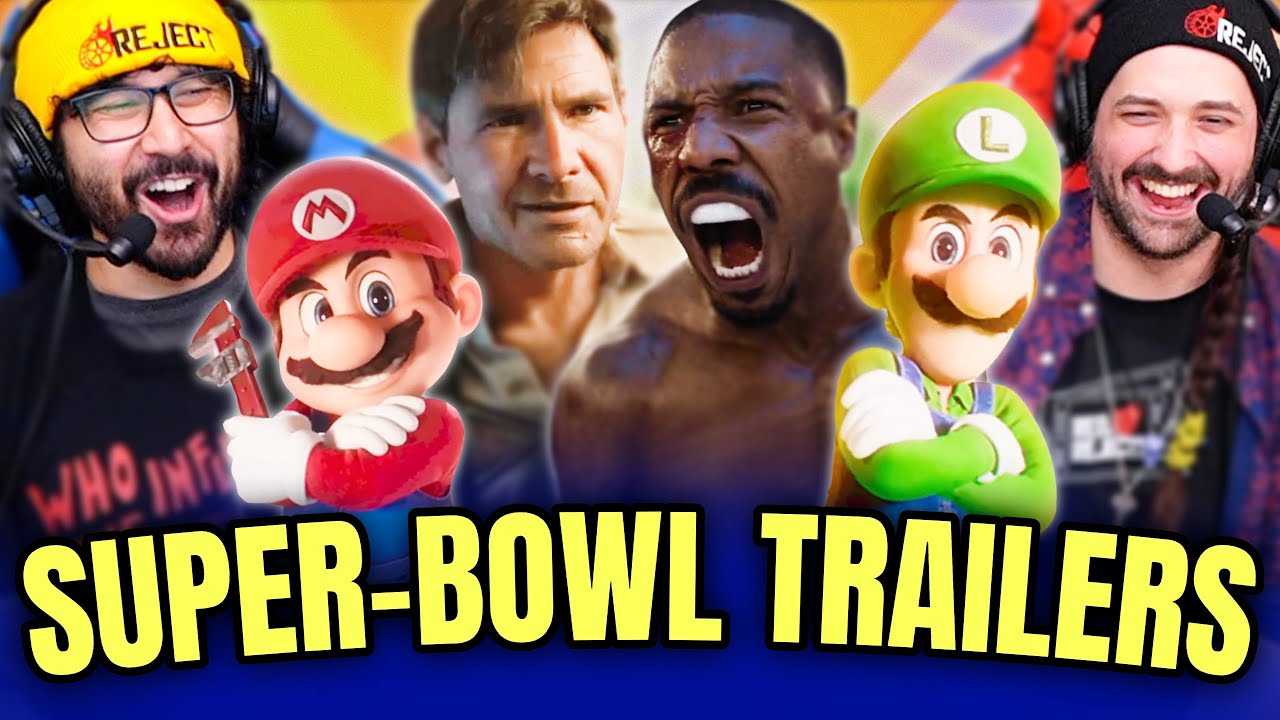 Super Mario Bros Movie, Indiana Jones 5, Creed 3 SUPER-BOWL TRAILER REACTION!! Big Game Spot 2023 post thumbnail image
