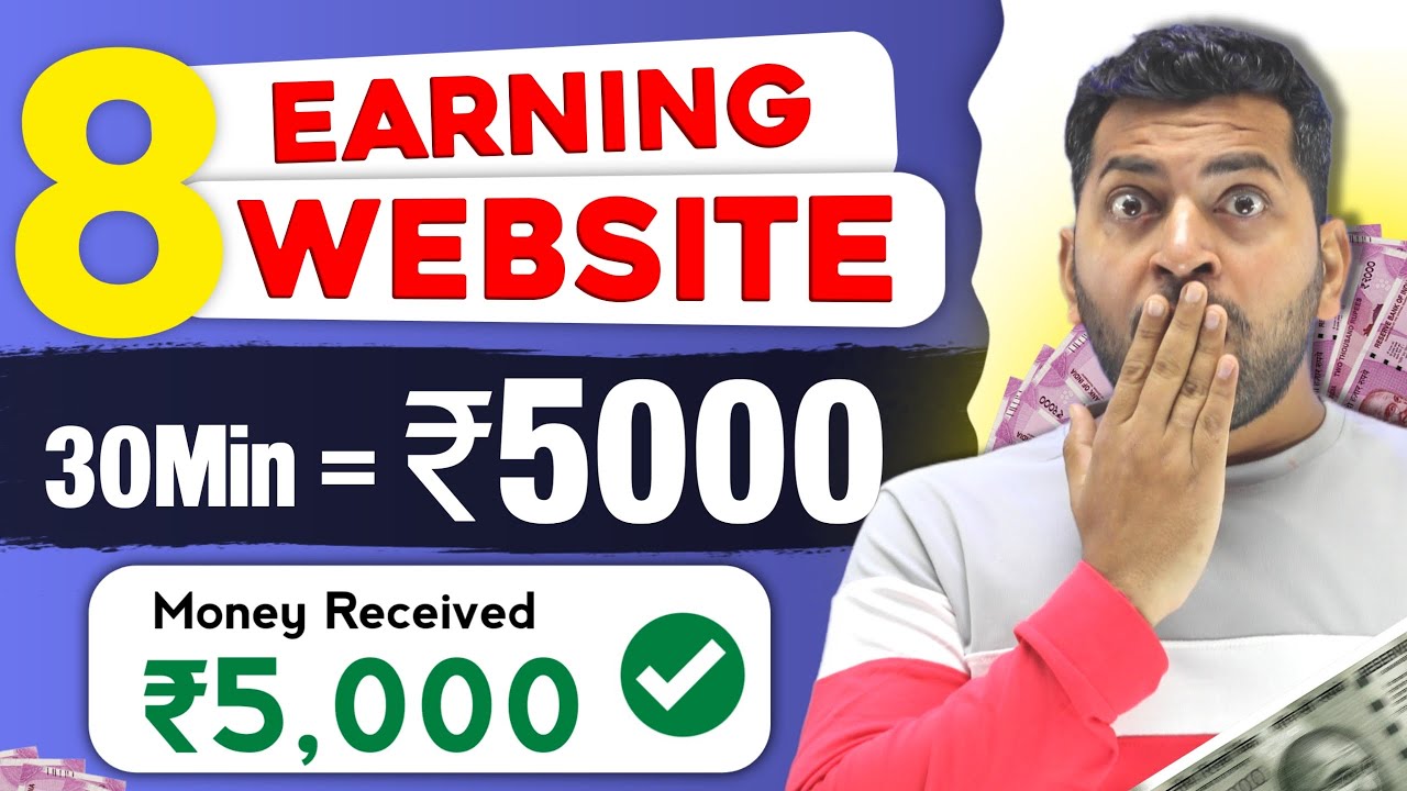 Online Earn Money Websites for Freshers 🎁| 30 Min = 5000₹ | 8 Earning Websites for Online Earning ✅ post thumbnail image
