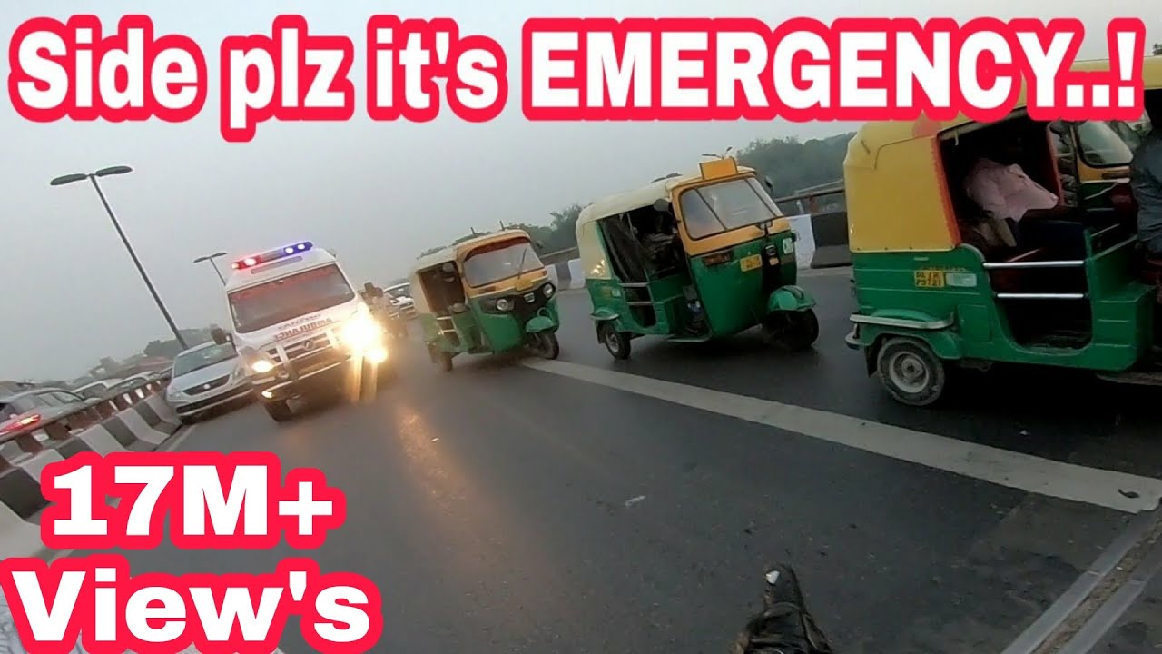 Ambulance🚑 stuck in Delhi traffic | EMERGENCY 🚨 | NCR BIKERZ | post thumbnail image