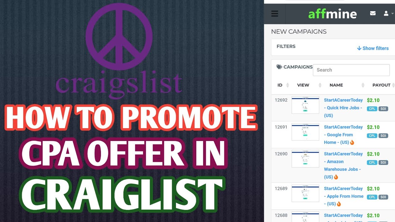 HOW TO PROMOTE CPA OFFERS ON CRAIGSLIST 2023 | Craigslist থেকে প্রতিদিন Unlimited লিড আনতে পরবেন | post thumbnail image