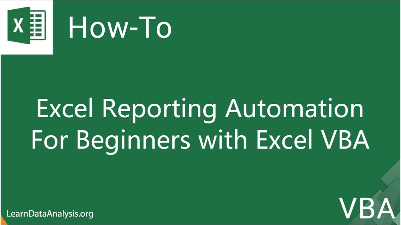 Learn Excel Reporting Automation For Beginners with Excel VBA (Code Included) post thumbnail image