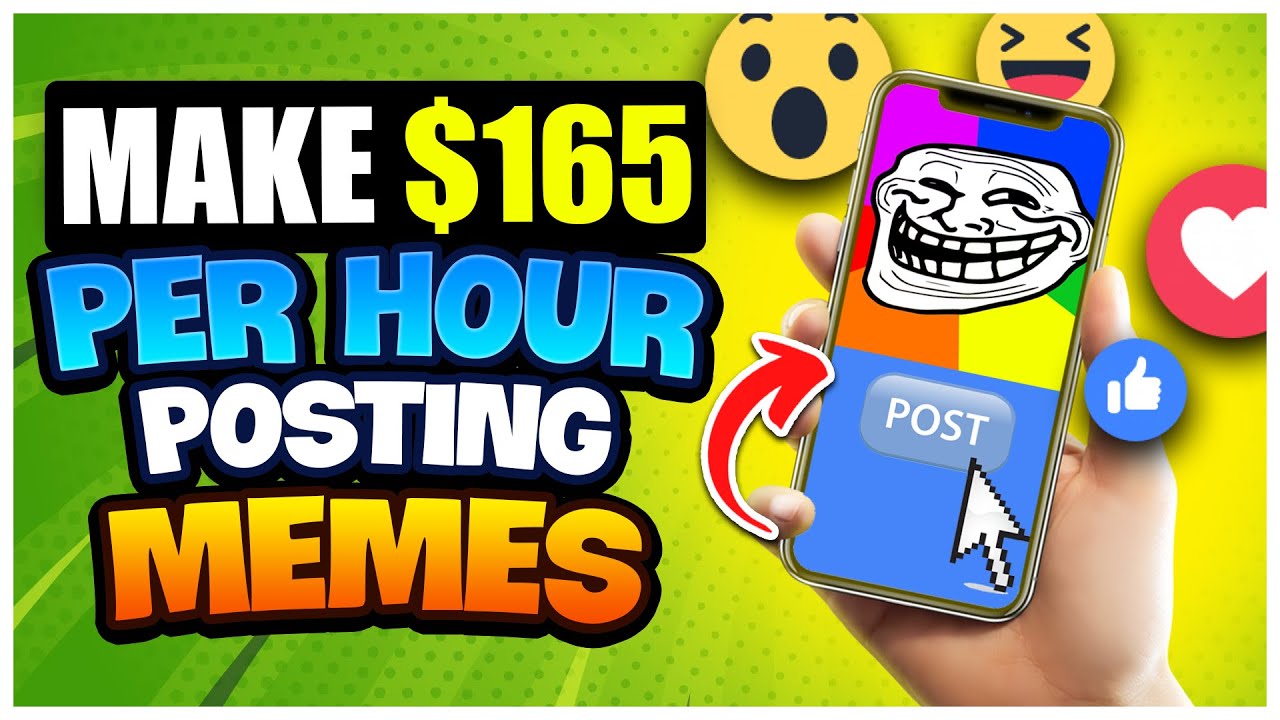 Make Money with Memes! Make $162 Per Hour Posting Memes (New Website) | Earn Money Online 2021 post thumbnail image