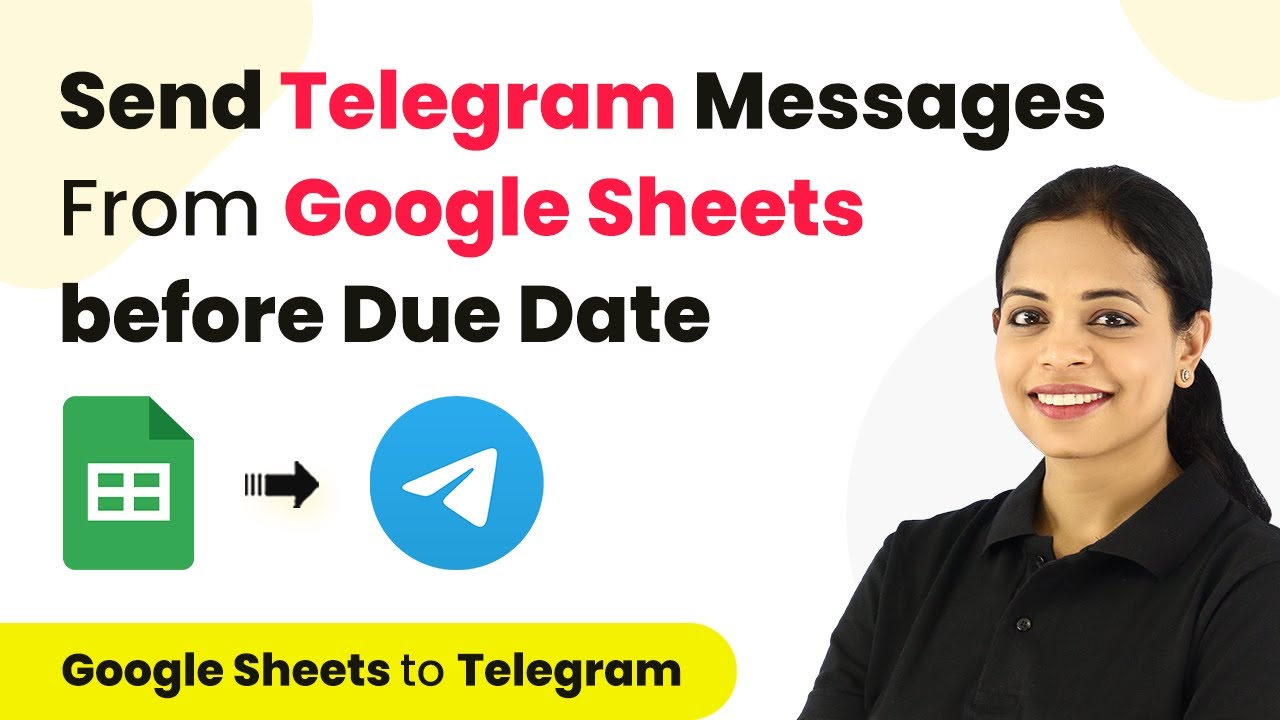 How to Send Telegram Messages From Google Sheets before Due Date | Google Sheets Telegram post thumbnail image