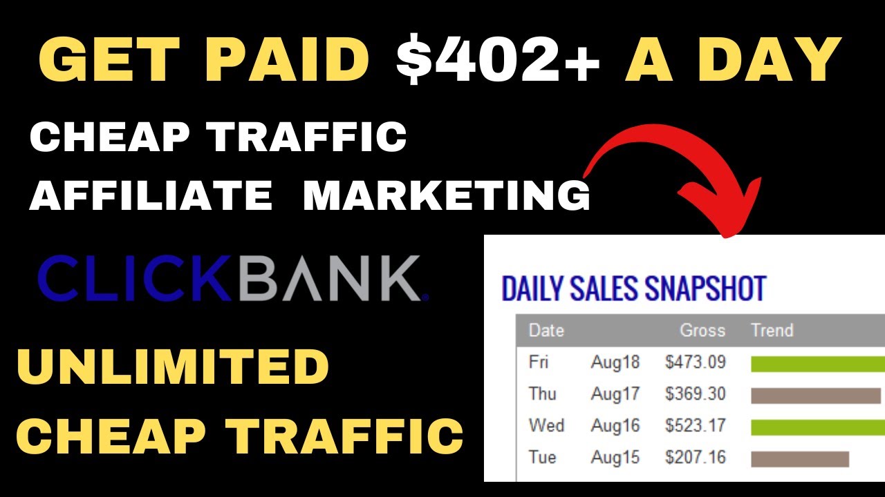Get Paid $402+ A Day | Clickbank Affiliate Marketing For Beginners | Earn Extra Income post thumbnail image