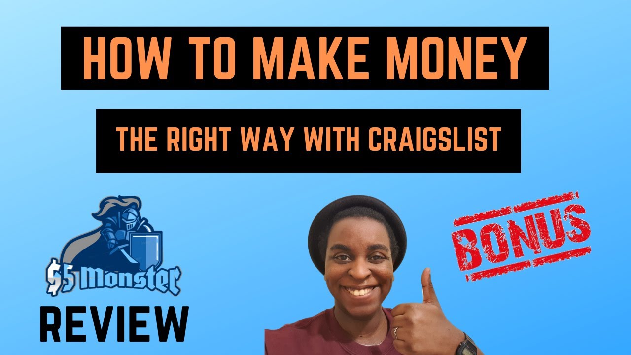 $5 Monster Review + Bonuses 🔥 How To Make Money On Craigslist 2020 🔥 post thumbnail image