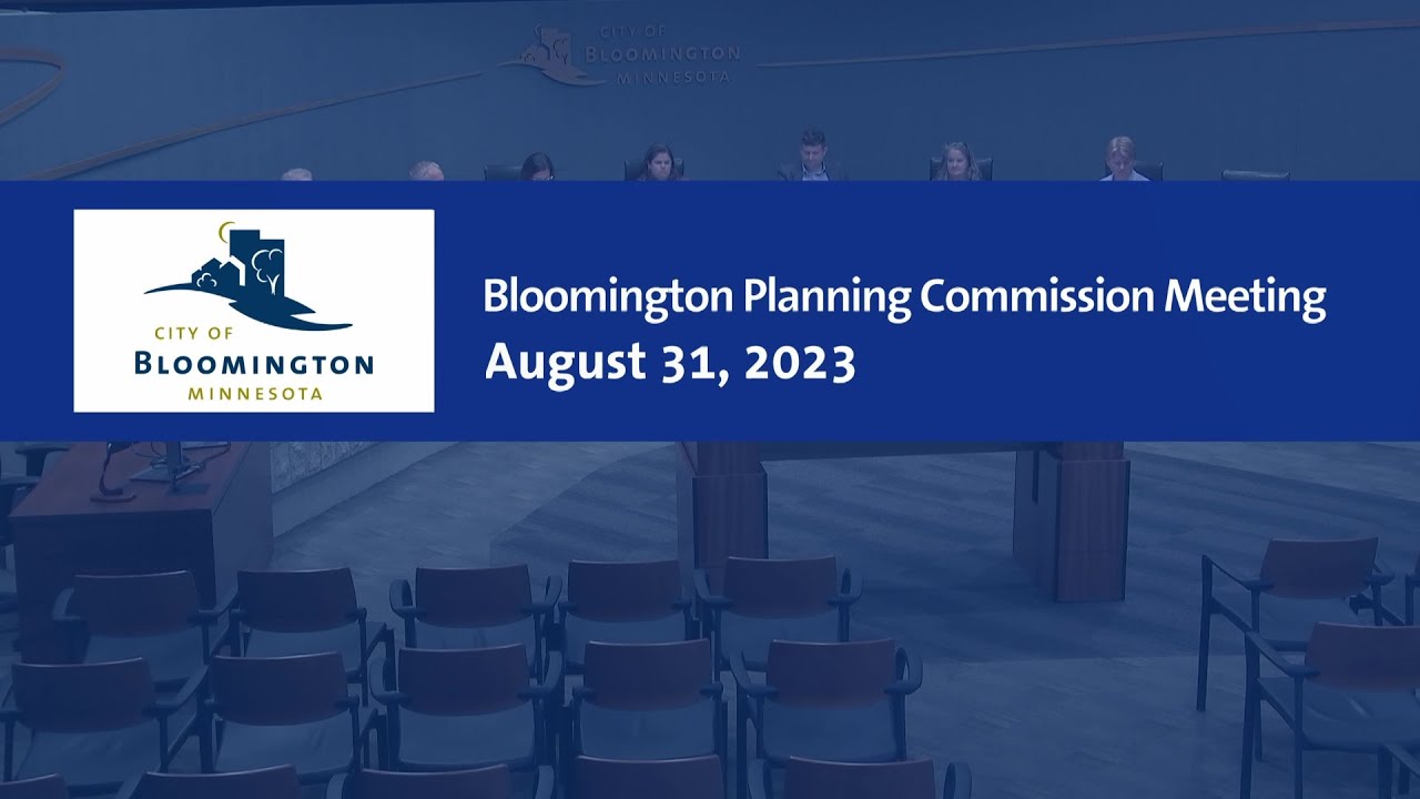 August 31, 2023 Bloomington Planning Commission Meeting post thumbnail image
