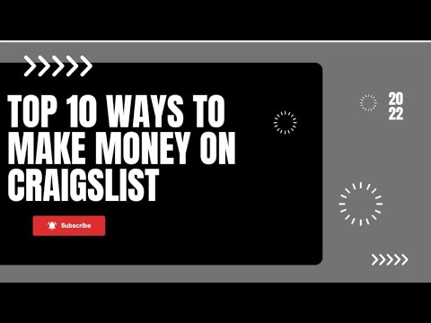 Top 10 ways to make money on craigslist post thumbnail image