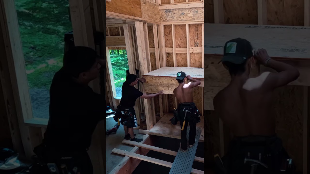 building stairs for a cabin build! post thumbnail image