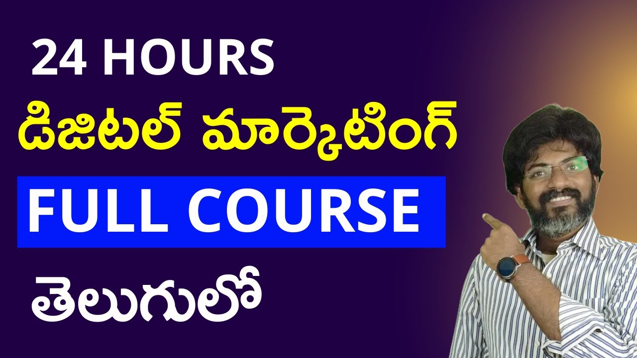 Complete Digital Marketing Course with Certificate in Telugu (24 Hours Free Tutorial ) post thumbnail image
