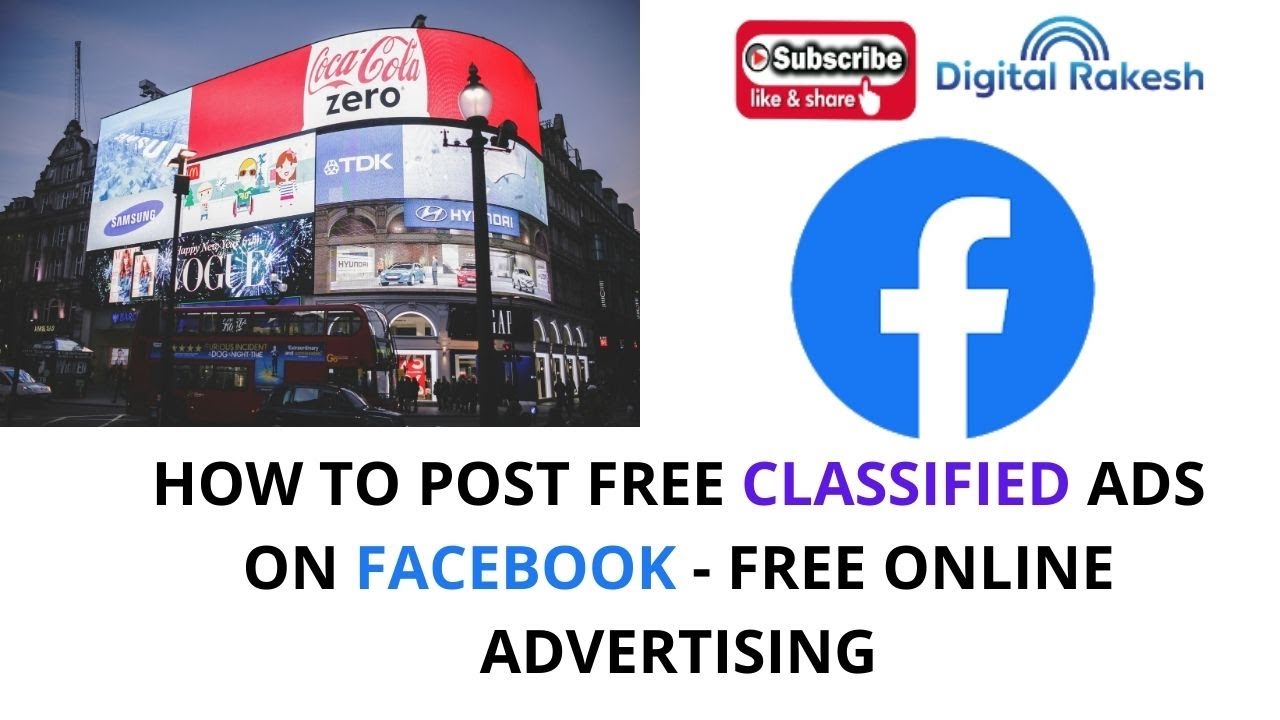 How to post free classified ads on facebook – Free Online Advertising – Digital Rakesh post thumbnail image