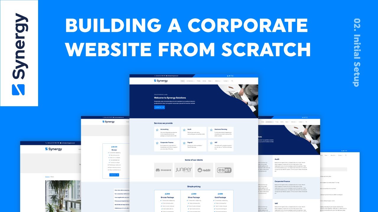02. Project Setup | Building a Corporate HTML/CSS/JS Website From Scratch post thumbnail image