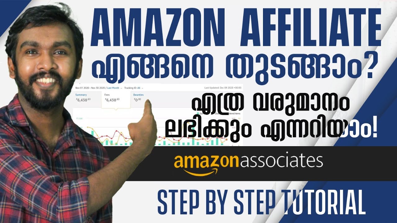 Amazon affiliate program explained step by step in Malayalam post thumbnail image