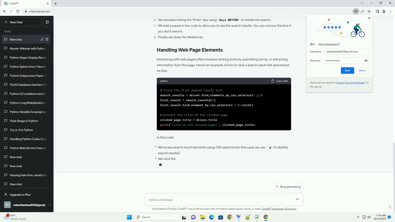 Automate interaction with a webpage in python post thumbnail image