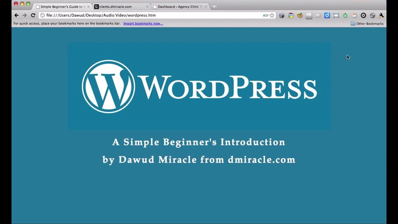 WordPress: A Simple Beginner’s Introduction post thumbnail image
