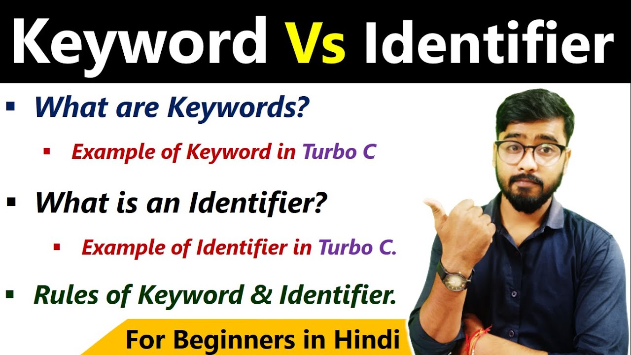 Keyword Vs Identifier | Declaration & Initialization | C Language | By Rahul Chaudhary post thumbnail image